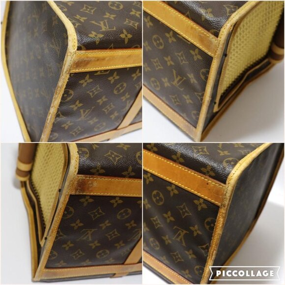 Authentic Louis Vuitton Sac Chien 50 Dog Carrier Monogram Pet Travel Bag - Picture 15 of 15